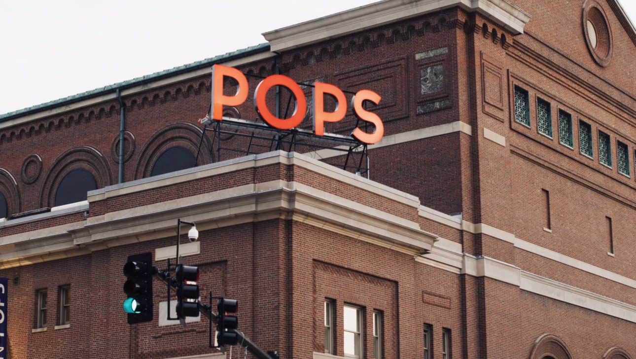 Symphony Boston Pops Neon Red Sign.